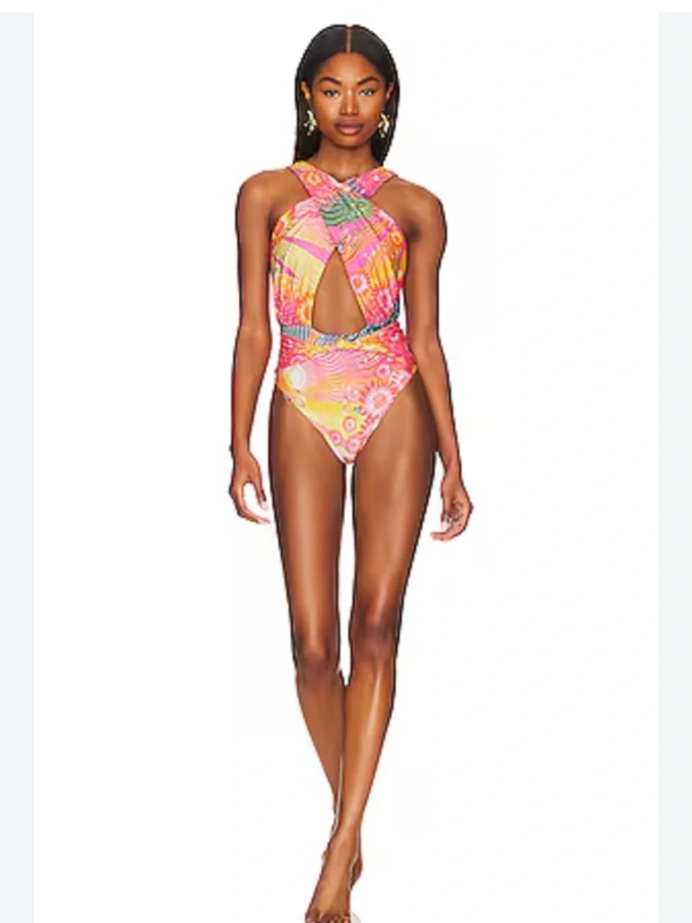 Agua Bendita Revolve Faye One Piece in Solaris Ombre Large